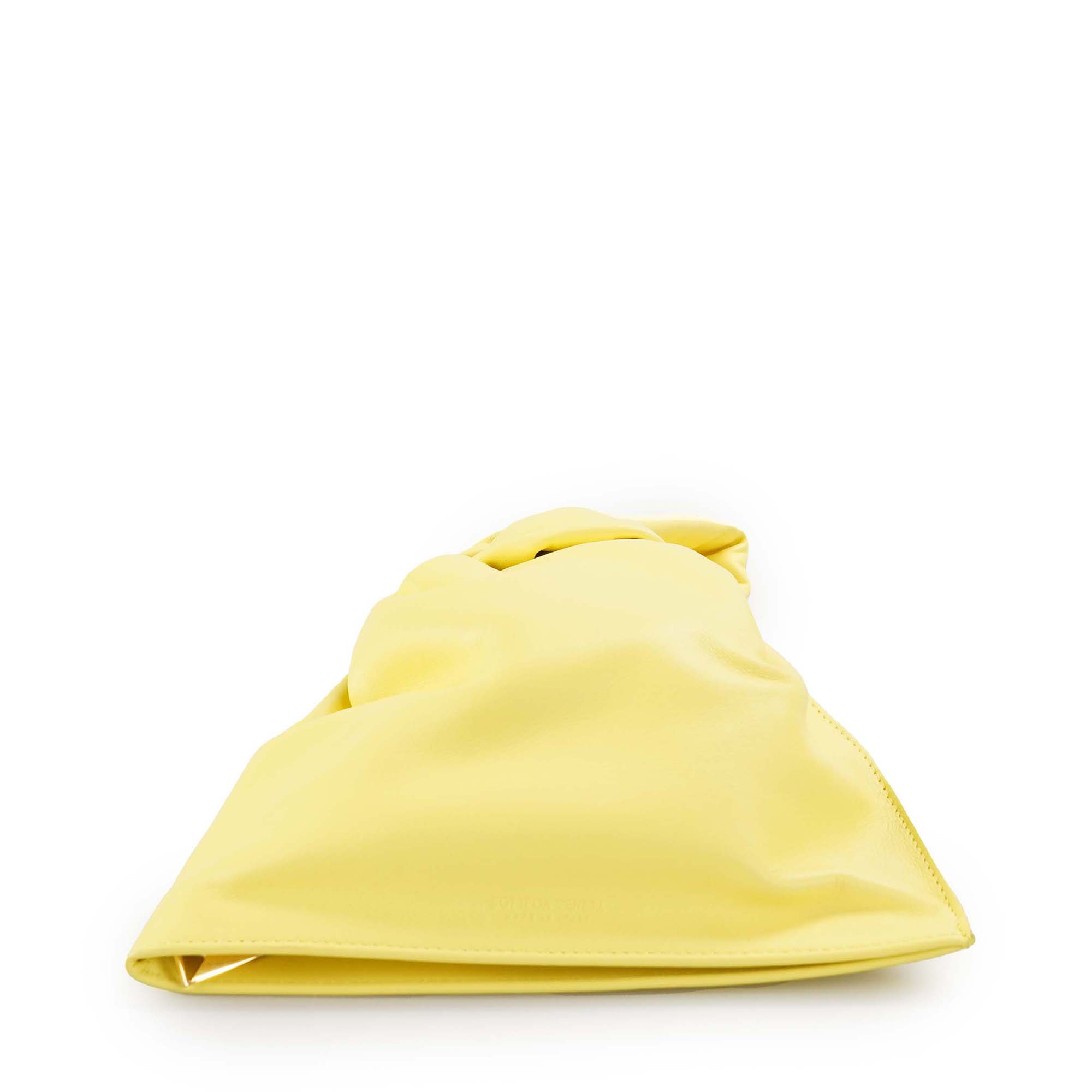 Bottega Veneta - Yellow Leather BV Twist Tote Bag 